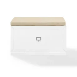 Entryway Furniture-Kirkland's Home Halie Modern Upholstered Storage Bench