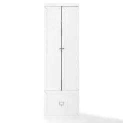Cabinets & Sideboards-Kirkland's Home Halie White Wood 2-Door Pantry Closet