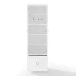 Cabinets & Sideboards-Kirkland's Home Halie White Wood 2-Door Pantry Closet