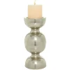 Candle Holders-Kirkland's Home Hammered Metal Orb Candle Holder Silver