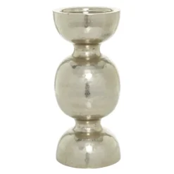 Candle Holders-Kirkland's Home Hammered Metal Orb Candle Holder Silver