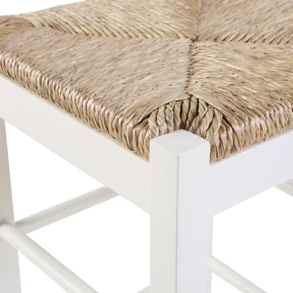 Bar Stools & Counter Height Stools-Kirkland's Home Handwoven Counter Stool White