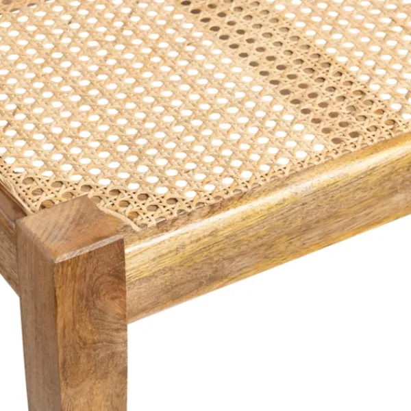 Entryway Furniture-Kirkland's Home Handwoven Rattan Cane And Mango Wood Bench