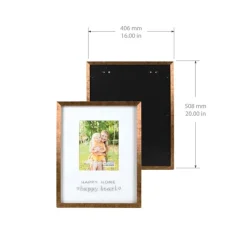 Picture Frames-Kirkland's Home Happy Home Happy Heart Picture Frame, 8X10 White/Gold