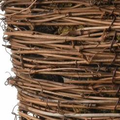 Arrangements & Greenery-Kirkland's Home Harvest Arrangement In Woven Wall Basket Green/Orange/Brown