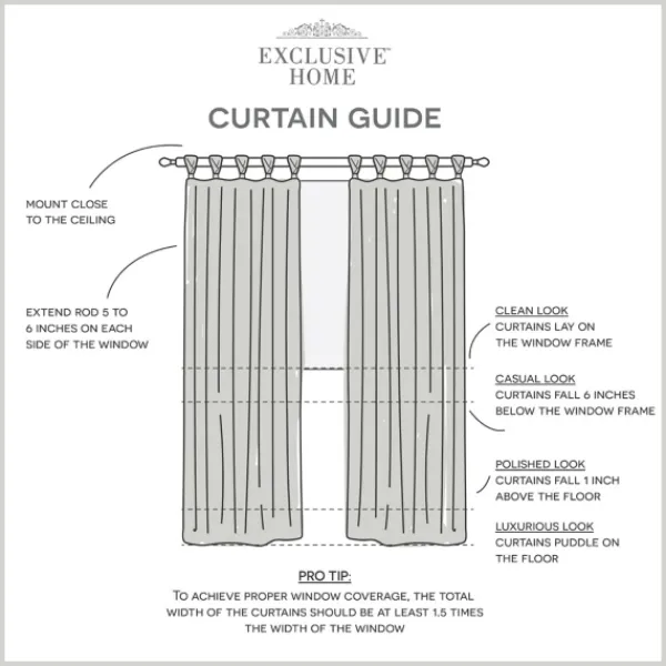 Curtains & Drapes-Kirkland's Home Hazel Sheer Braid 2-Pc. Curtain Panel Set, 96 In. White