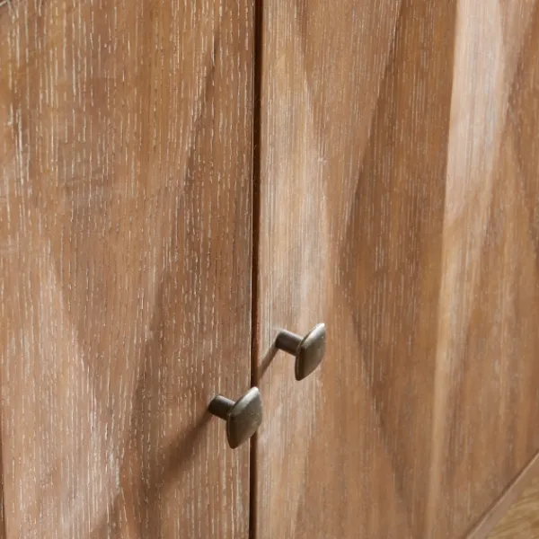 Cabinets & Sideboards-Kirkland's Home Hazelnut Prism Cabinet Brown