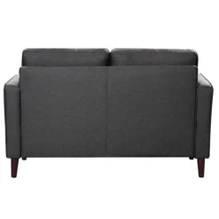 Sofas & Loveseats-Kirkland's Home Heather Chelsea Modern Loveseat Gray
