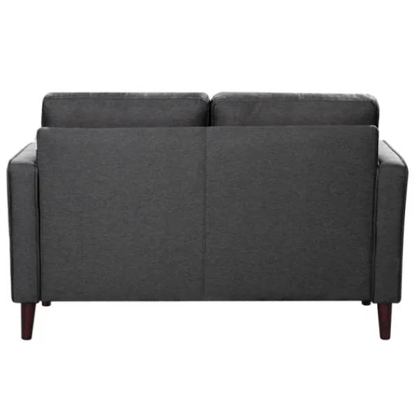 Sofas & Loveseats-Kirkland's Home Heather Chelsea Modern Loveseat Gray