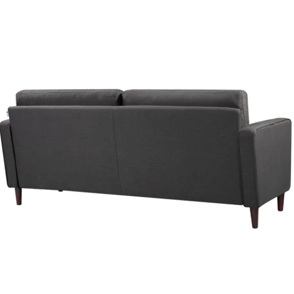 Sofas & Loveseats-Kirkland's Home Heather Chelsea Modern Sofa Gray