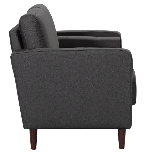 Sofas & Loveseats-Kirkland's Home Heather Chelsea Modern Sofa Gray