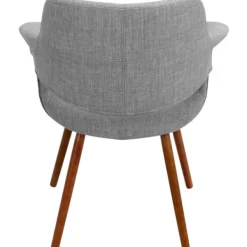 Accent Chairs-Kirkland's Home Heather Open Back Midcentury Accent Chair Gray
