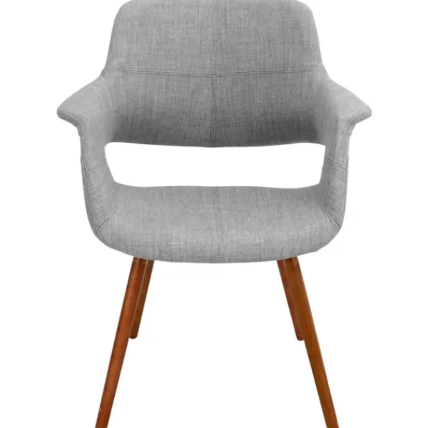 Accent Chairs-Kirkland's Home Heather Open Back Midcentury Accent Chair Gray