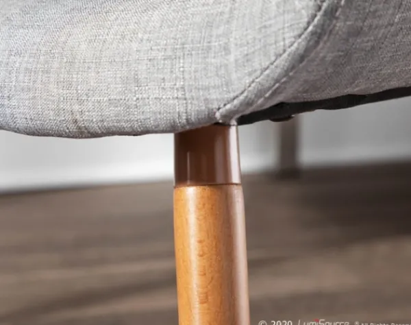 Accent Chairs-Kirkland's Home Heather Open Back Midcentury Accent Chair Gray