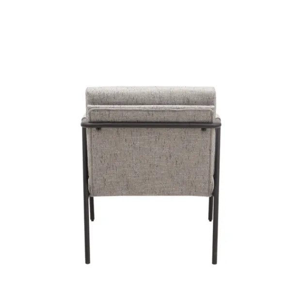 Accent Chairs-Kirkland's Home Heathered Exposed Frame Accent Chair Gray