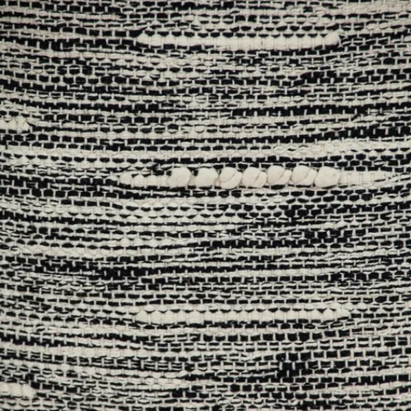 Pillows-Kirkland's Home Heathered Knots Throw Pillow Black/White