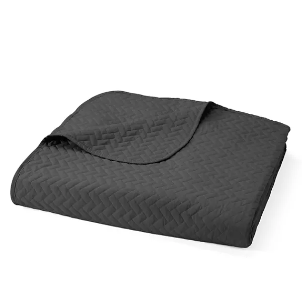 Bedspreads & Coverlets-Kirkland's Home Herring 3-Pc. Queen Quilted Coverlet Set Gray