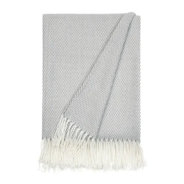 Blankets & Throws-Kirkland's Home Herringbone Throw With Fringe Gray