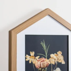 Framed Art-Kirkland's Home Hexagon Floral Framed Art Prints, Set Of 2 Blue