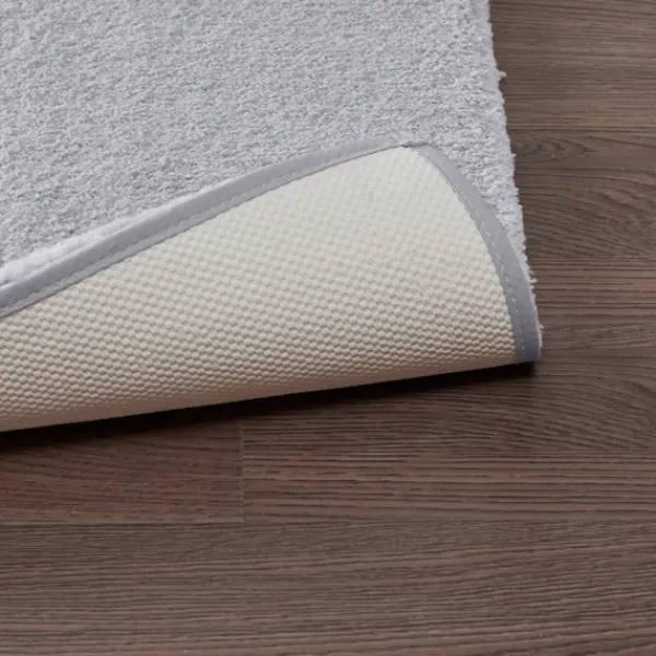 Bathroom Rugs-Kirkland's Home High Pile Marshmallow Bath Mat, 70 In. Gray