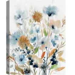 Canvas Art-Kirkland's Home Holland Spring Mix Canvas Art Prints, Set Of 2 Blue/Orange/Green