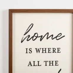 Wall Quotes & Signs-Kirkland's Home Home Is Where All The Good Things Are Wall Plaque Tan/Black