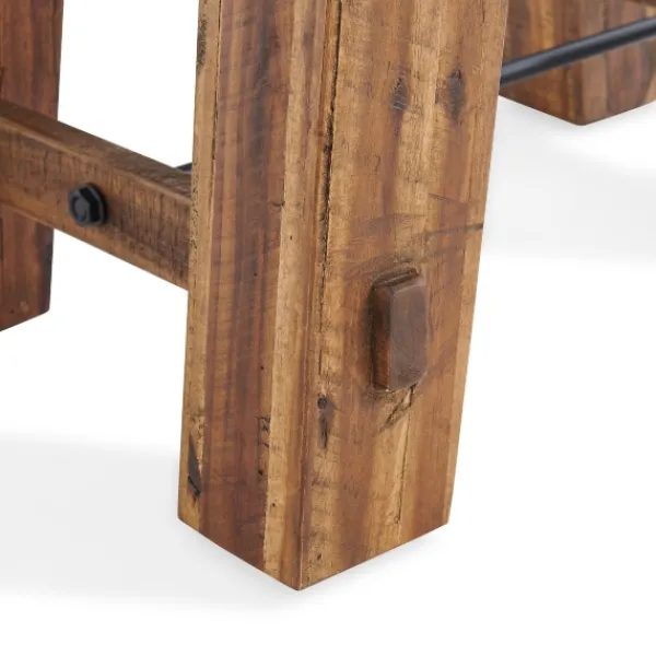 Accent & End Tables-Kirkland's Home Honey Acacia Rustic Accent Table Tan