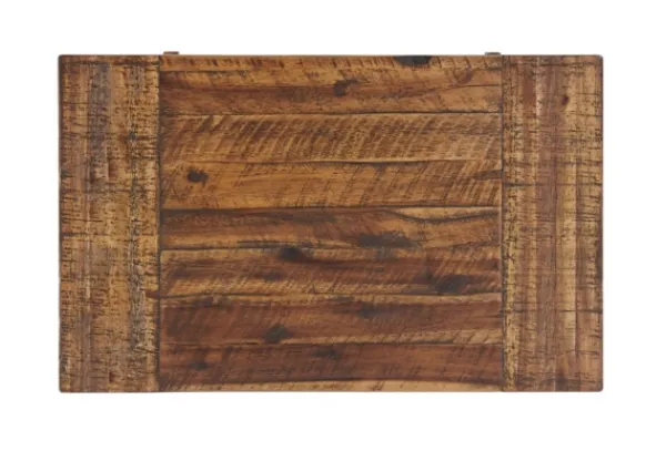 Accent & End Tables-Kirkland's Home Honey Acacia Rustic Accent Table Tan