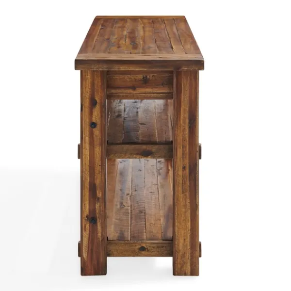 Console Tables-Kirkland's Home Honey Acacia Rustic Console Table Tan