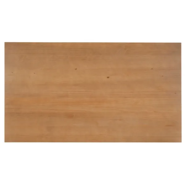 Dining Tables-Kirkland's Home Honey Brown Wood Double Pedestal Dining Table Tan