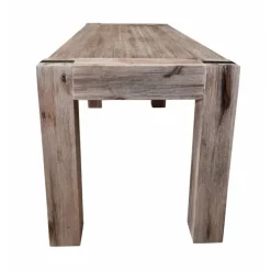 Benches & Ottomans-Kirkland's Home Honey Brushed Acacia Wood Rustic Bench Brown