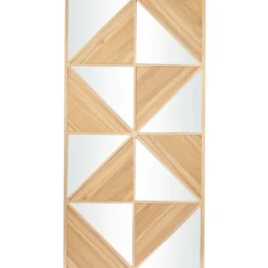 Wall Quotes & Signs-Kirkland's Home Honey Geometric Mirror Rec Gle Wall Plaque Tan