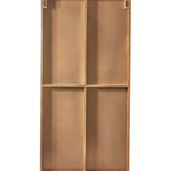 Wall Quotes & Signs-Kirkland's Home Honey Geometric Mirror Rec Gle Wall Plaque Tan
