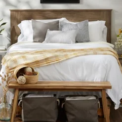 Blankets & Throws-Kirkland's Home Honey Gold Plaid Fringe Throw Yellow