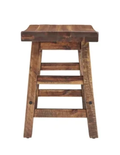 Benches & Ottomans-Kirkland's Home Honey Saddle Seat Wood Stool Brown