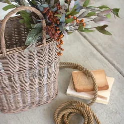 Baskets & Boxes-Kirkland's Home Honey Wicker Tall Oval Baskets, Set Of 2 Brown