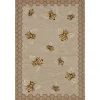 Outdoor Rugs-Kirkland's Home Honeycomb Bees Outdoor Area Rug, 5X7 Brown/Yellow