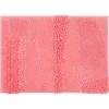 Bathroom Rugs-Kirkland's Home Hot Asymmetrical Cotton Bath Mat, 24 In. Pink