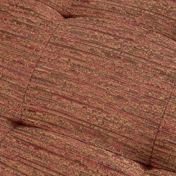 Sofas & Loveseats-Kirkland's Home Hues Rockwood Pecan Finish Loveseat Orange