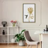 Framed Art-Kirkland's Home Hummingbird Soaring Canvas Framed Art White/Black/Gold