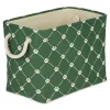 Baskets & Boxes-Kirkland's Home Hunter Trellis Paw Print Storage Basket, 14 In. Green