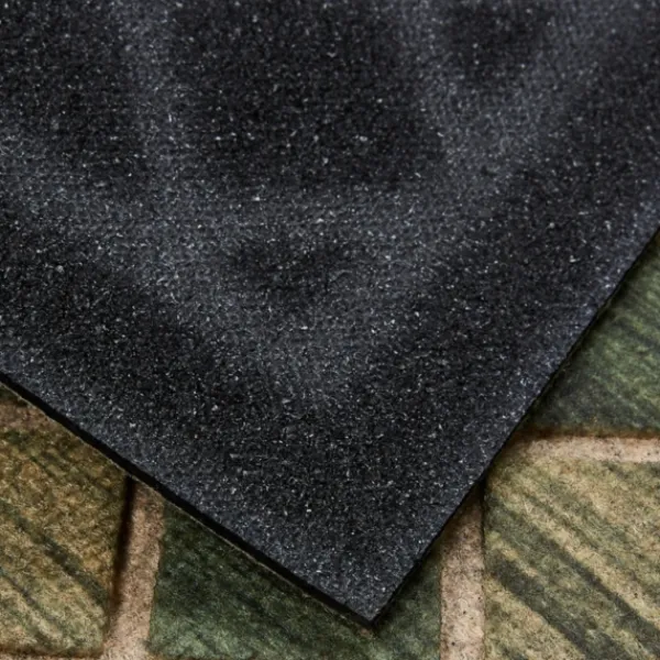 Doormats-Kirkland's Home Hunter Woodgrain Ornamental Entry Doormat Blue/Tan
