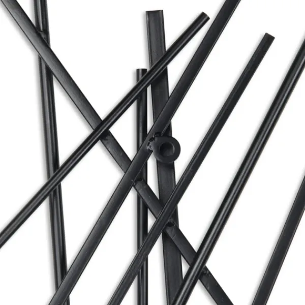 Wall Plaques-Kirkland's Home Icilio Abstract Linear Wall Plaque Black