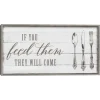 Wall Quotes & Signs-Kirkland's Home If You Feed Them Framed Canvas Art Print White/Gray