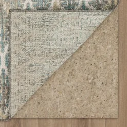 Outdoor Rugs-Kirkland's Home Ikat Scrolling Brown Outdoor Area Rug, 5X7 Brown/Blue/Gray