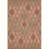 Outdoor Rugs-Kirkland's Home Ikat Scrolling Sunset Outdoor Area Rug, 5X7 Red/Gray/Yellow