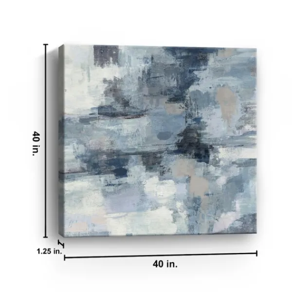 Canvas Art-Kirkland's Home In The Clouds Canvas Art Print, 40X40 In. Blue/Gray