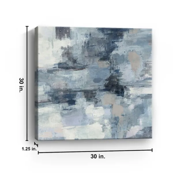 Canvas Art-Kirkland's Home In The Clouds Canvas Art Print, 30X30 In. Blue/Gray