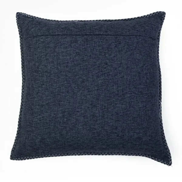 Pillows-Kirkland's Home Indigo Chunky Weave Pillows, Set Of 2 Blue