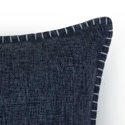Pillows-Kirkland's Home Indigo Chunky Weave Pillows, Set Of 2 Blue
